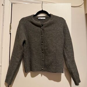 Zara Grey Cardigan size M